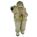 Игрушка новогодняя Санта Клаус цвет белый 41 см
