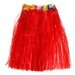Гавайская юбка, цвет красный 50 см